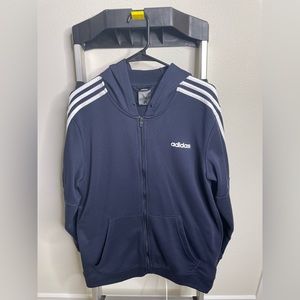 Adidas zip up hoodie in excellent condition (missing string)